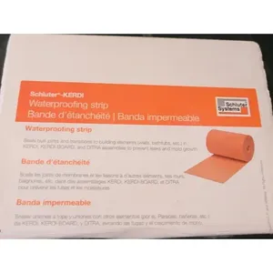 Schluter Kerdi Band 5 "X 33 'KEBA100/125/10M Tira de membrana impermeabilizante Diseño industrial para techo Sótano Baño al aire libre - Product Image 1