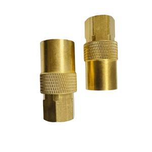 High Quality Hasco Brass Quick Release Coupling Straight Design Polished Surface European Standard Low Pressure <b>Pipe</b> - Product Image 4
