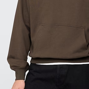Sudadera con Capucha para Hombre, Servicio OEM a Precio de Fábrica, Diseño Informal Urbano con Hombros Caídos, Bolsillos Tipo Canguro y Logotipo Personalizado - Product Image 3