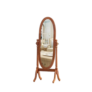 Miroir pleine longueur arqué personnalisé en usine grands miroirs longs pour tout le corps miroir mural en verre sur pied - Product Image 4