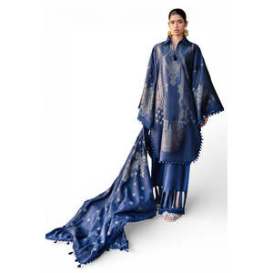 Conjunto de 3 Piezas de Chal Jacquard con Dupatta FE-52025, Elegante Accesorio para Traje - Product Image 4