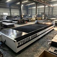 Mesin Pemotong Laser Fiber 6000W CNC Laser Cutter 6025B Daya Tinggi untuk Plat Lembaran Logam Baja Harga Pabrik Hoysook