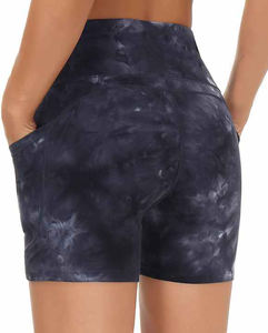 2025 High Waist Yoga Tight Shorts Breathable Active Shorts OEM From USA leggings, Seamless, High Waist - Product Image 3