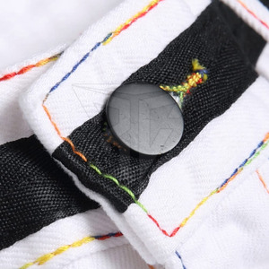 New Wholesale Custom Logo Men's Mid Waist <b>Button</b> <b>Fly</b> <b>Jean</b> Shorts 100% Cotton Solid Pattern Casual Plus Size Custom Colors Quick - Product Image 2