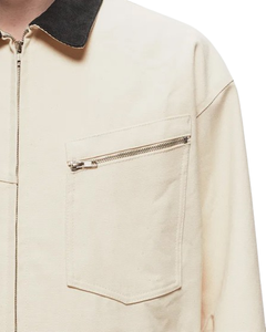 Vente en gros 2025 veste en toile respirante de haute qualité pour hommes nouveau Style de mode avec broderie veste de travailleur Vintage pour le printemps - Product Image 2