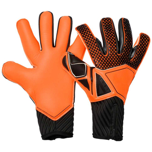 Gants de gardien de but de football professionnel de haute qualité Gants de football en cuir respirant avec logo personnalisé en gros - Product Image 1