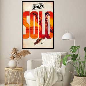 Cuadro Decorativo en Lienzo con Diseño Moderno de la Película Solo una Historia de Star Wars - Product Image 1