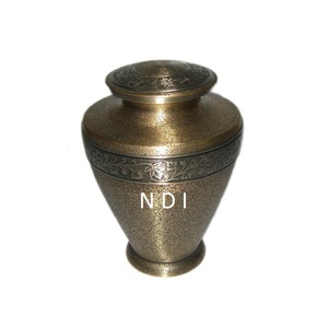Unique Style High Standard Quality Large Metal <b>Keepsake</b> Urns Brass Metal <b>Memorial</b> <b>Keepsake</b> Adult Ashes Cremation Urns - Product Image 3