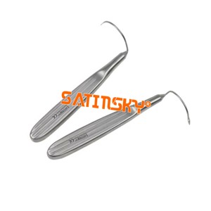 เครื่องมือผ่าตัดสเตนเลสสตีลซ้ายและขวาพร้อมเข็มเจาะขนาด12.5ซม. - Product Image 1