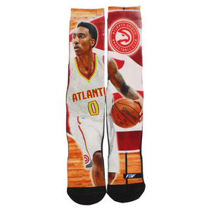 Fbf Originals Mens Atlanta Hawks Center Court Socks Black L, Couleur: Noir/Blanc/Rouge 100% authentique - Product Image 1