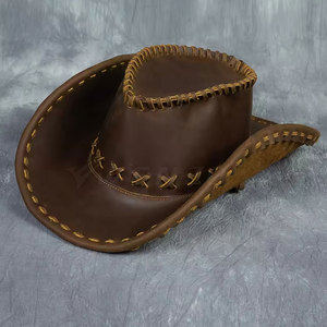 Chapeau de cowboy unisexe en promotion, nouvelle mode, très populaire auprès des jeunes adultes, taille personnalisée pour usage extérieur, vente en gros - Product Image 2