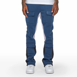 Pantalon évasé tendance pour les pantalons à la mode pour hommes avec cordon de serrage Pakistan en pantalon polaire 100% coton. - Product Image 3