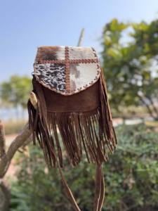 <b>Women</b> Cowhide Fur Handbag Sling <b>Bag</b> Fringe Boho Stylish Multi Uses Casual Fashion New Design Shoulder <b>Bags</b> Crossbody <b>Bags</b> - Product Image 5