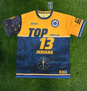 T-shirt de sport à manches courtes pour homme en tricot à impression numérique, séchage rapide, 200 g/m², logo personnalisé, haute qualité, anti-boulochage, ajustement sec - Product Image 2