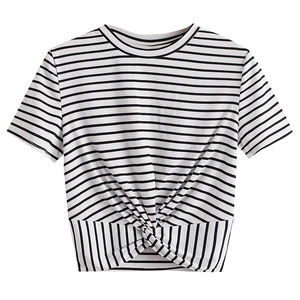 Fournisseur pakistanais à bas quantité minimale de commande prix raisonnable crop top matériau souple T-shirt respirant pour femmes. - Product Image 1