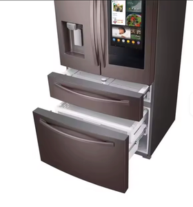 Fast Selling Sealed 28 Cu Ft 4 Door French Door Refrigerator Stainless Steel Touch Screen Frost <b>Freestanding</b> <b>Kitchen</b> Appliance - Product Image 1