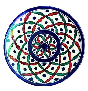 Plaque murale de poterie d'art en céramique bleue traditionnelle Offre Spéciale pour l'affichage dans les maisons ou les bureaux et les restaurants disponibles à bon prix - Product Image 1