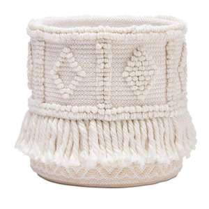 Dernier panier de rangement tissé à la main Style bohème panier de rangement pliable tissé à la main tissé naturel fabricant d'usine ITHL - Product Image 6