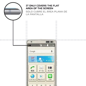 ฟิล์มกันรอยหน้าจอ ANTISHOCK คิโยเซร่า บาซิโอ 3 อุปกรณ์เสริมมือถือที่ทนทานและป้องกันการกระแทก - Product Image 3