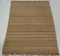 Tapis d'intérieur en chanvre de qualité supérieure, tissé à la main, plat, pour la maison, la chambre à coucher, le salon, l'hôtel - Écologique, adapté aux animaux domestiques, résistant aux taches