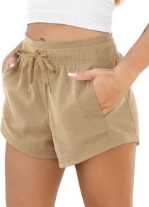 Factory Made Women's High-Waisted Quick Dry Summer Casual <b>Shorts</b> Athletic <b>Sports</b> Gym Yoga Fitness Activewear <b>Shorts</b> <b>With</b> <b>Pockets</b> - Product Image 2