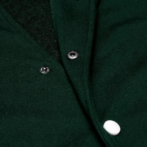 Vestes universitaires décontractées pour hommes en toile de qualité supérieure, col montant, coupe-vent, services de personnalisation OEM/ODM - Product Image 2