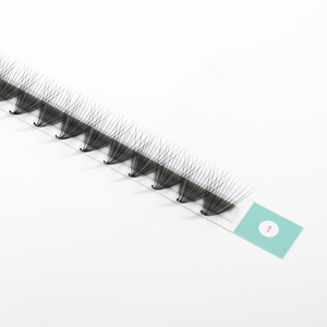 Premade volume lash fans private label pre made short stem lashes 0.03 0.05 0.07 mixed length <b>mink</b> <b>eyelashes</b> wholesale - Product Image 1