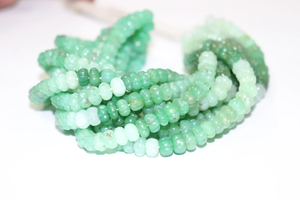 Crisoprasa suave tallada Rondelle forma cuentas 13 mm 17 pulgadas piedra preciosa Natural - Product Image 4