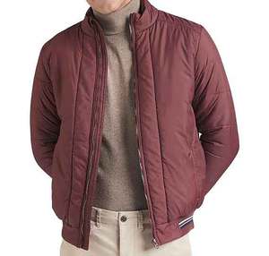 New Men's Safari <b>Jacket</b> <b>Cheap</b> Thick Zip <b>Puffer</b> with Winter Warm Cotton Fleece & Leather Customizable Logo - Product Image 6