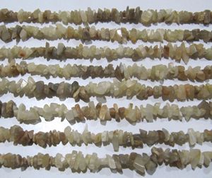 Natural Multi Moonstone Irregular Chip Grava sin cortar Nugget 4mm a 8mm Multi Color Fabricación de joyas Cuentas Strand 34 pulgadas de largo - Product Image 2