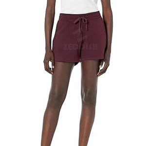 Pantalones cortos de verano transpirables de cintura alta para mujer, hechos a medida, 2025, patrón informal, cordón, volantes, alta calidad, tarifa al por mayor - Product Image 1