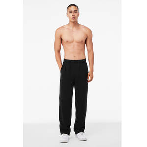 PANTALÓN DE CHÁNDAL RECTO DE ESPONJA UNISEX, pantalón personalizado de lana para hombre, pantalones de chándal de pierna recta para correr - Product Image 4