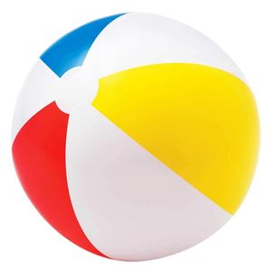 INTEX 51cm gonfiabile giallo rosso blu pallone da spiaggia per bambini estate piscina gioco acqua divertente spiaggia & sabbia giocattoli - Product Image 1