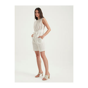 กางเกงขาสั้นผ้าฝ้ายผสมผู้หญิง BGN รุ่น S23N183 - Product Image 1