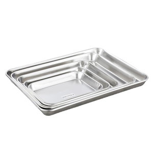 ถาดสี่เหลี่ยมสแตนเลสฆ่าเชื้อโรคอุณหภูมิสูงสำหรับโรงพยาบาลพร้อมแหล่งจ่ายไฟแบบแมนนวลด้านล่างแบน - Product Image 2