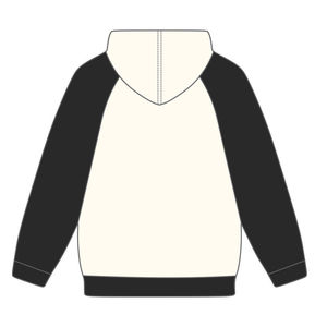 Sudadera con Capucha Bordada Alpha APA, Premium, Neutral y Negra, Mangas Raglán, Ropa de Fraternidad Griega, Divine Nine, Año de Fundación 190X - Product Image 3