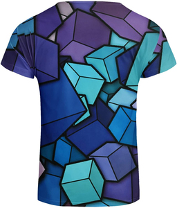เสื้อยืดโพลีเอสเตอร์สำหรับผู้ชายพิมพ์ลายเสือ3D สบายพิมพ์ลาย100% ใส่โลโก้ได้ตามต้องการ - Product Image 4