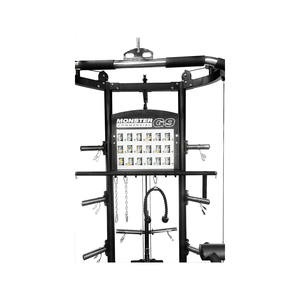 Máquina de Gimnasio Multifuncional de Acero Transparente G9 con Ganchos de Seguridad OEM DIY para Entrenamiento de Calidad Superior - Product Image 4