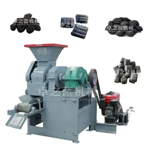 Machine de presse de boule de machine de briquette de charbon de bois de moteur diesel de prix usine
