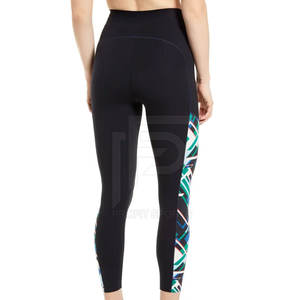 Leggings de gymnastique pour femmes de yoga à coutures personnalisées Leggings de fitness à taille haute pour l'entraînement - Product Image 3