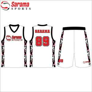 Basketball Uniforms Jerseys <b>Set</b> Training Team Uniform with Unique Design Full Sublimated <b>on</b> 100% Polyester Material Fabric, - Product Image 2