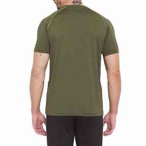 Camiseta Deportiva de Secado Rápido con Estampado Extra Grande para Hombre, Venta al por Mayor Personalizada, Alta Demanda, Transpirable, para Gimnasio, Entrenamiento Físico - Product Image 4