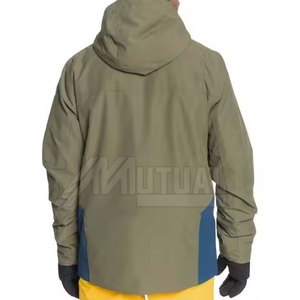 Veste de ski et de neige d'hiver pour hommes, haute visibilité, col à capuche chaud, coupe-vent, fermeture éclair, nouveauté, vente en gros - Product Image 6
