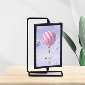 กรอบรูปโลหะชุบทองแบบหมุนได้กรอบรูปตกแต่งทันสมัยสำหรับโฮมออฟฟิศและใช้เป็นของขวัญ - Product Image 3