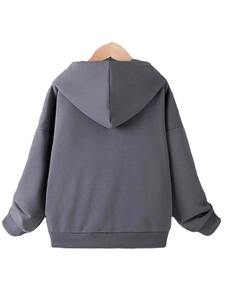 เสื้อฮู้ดซิป โพลีเอสเตอร์/คอตตอน สำหรับฤดูหนาว ปักลาย 3 มิติ ดีไซน์ดิจิทัลสั่งทำพิเศษ คุณภาพสูง สำหรับผู้ชาย กันน้ำ ระบายอากาศ สไตล์สตรีทแวร์ - Product Image 2