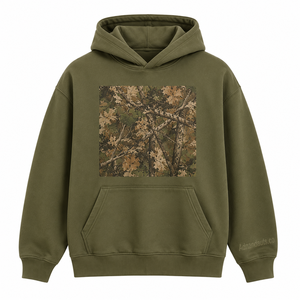 Sudadera con Capucha de Camuflaje Extra Grande Personalizada para Hombre |   Fabricante de Sudaderas de Felpa de Algodón Grueso para Ropa Urbana - Product Image 2