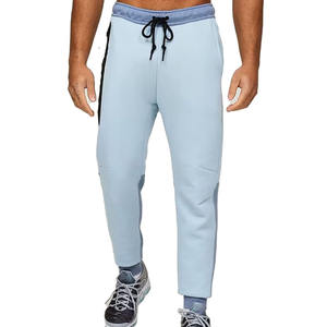 Veste de survêtement à capuche zippée bleue pour homme, élégante, légère, respirante, survêtement long, poches zippées des deux côtés - Product Image 3