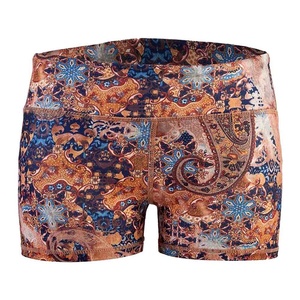 Shorts Deportivos para Mujer, Cintura Elástica, Lavados, Efecto Levanta Glúteos, Cintura Alta, para Yoga y Gimnasio, Elegantes - Product Image 4