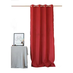 Blackout Curtain Cotton Microfiber Curtains for Living Room Luxury Drapery Soft texture Design cozy Bedroom Window Darkening
