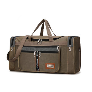 Sac de voyage grande capacité, portable, pour extérieur, avec fermeture éclair pratique, pliable, en polyester Oxford, style sport, sac à main - Product Image 6